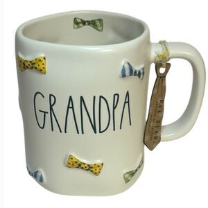 Rae Dunn Grandpa Mug with Bow Tie Design